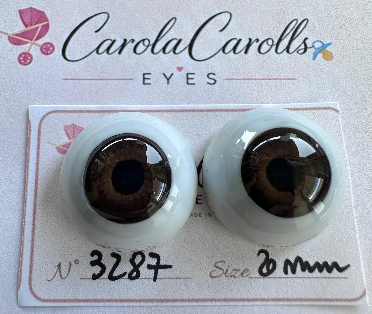 Marrone - 20 mm FLAT #3287