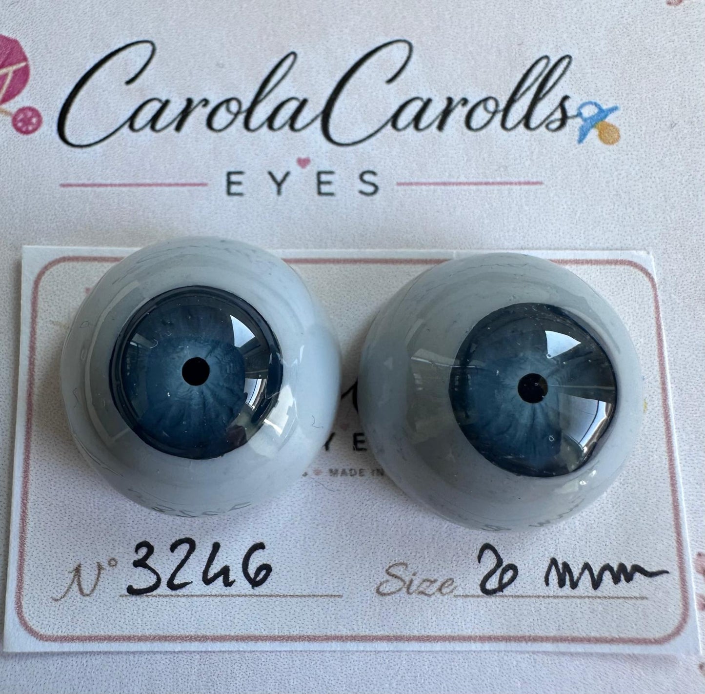 Grigio/Blu - 20 mm FLAT #3246