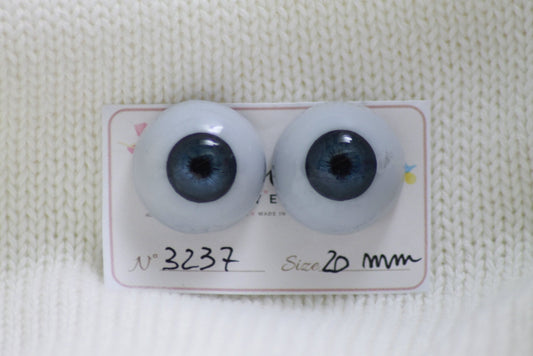 Blu - 22 mm FLAT 3237 | Reborn Doll Eyes | CarolaCarollsEyes