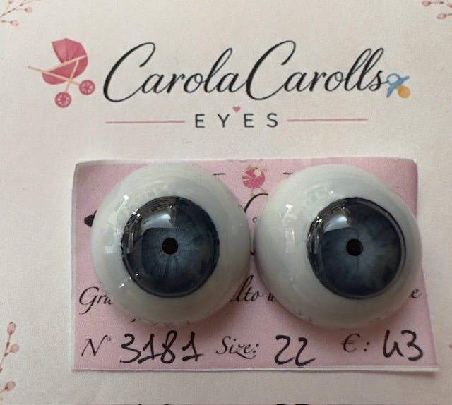 Grigio/Blu - 22 mm FLAT #3181