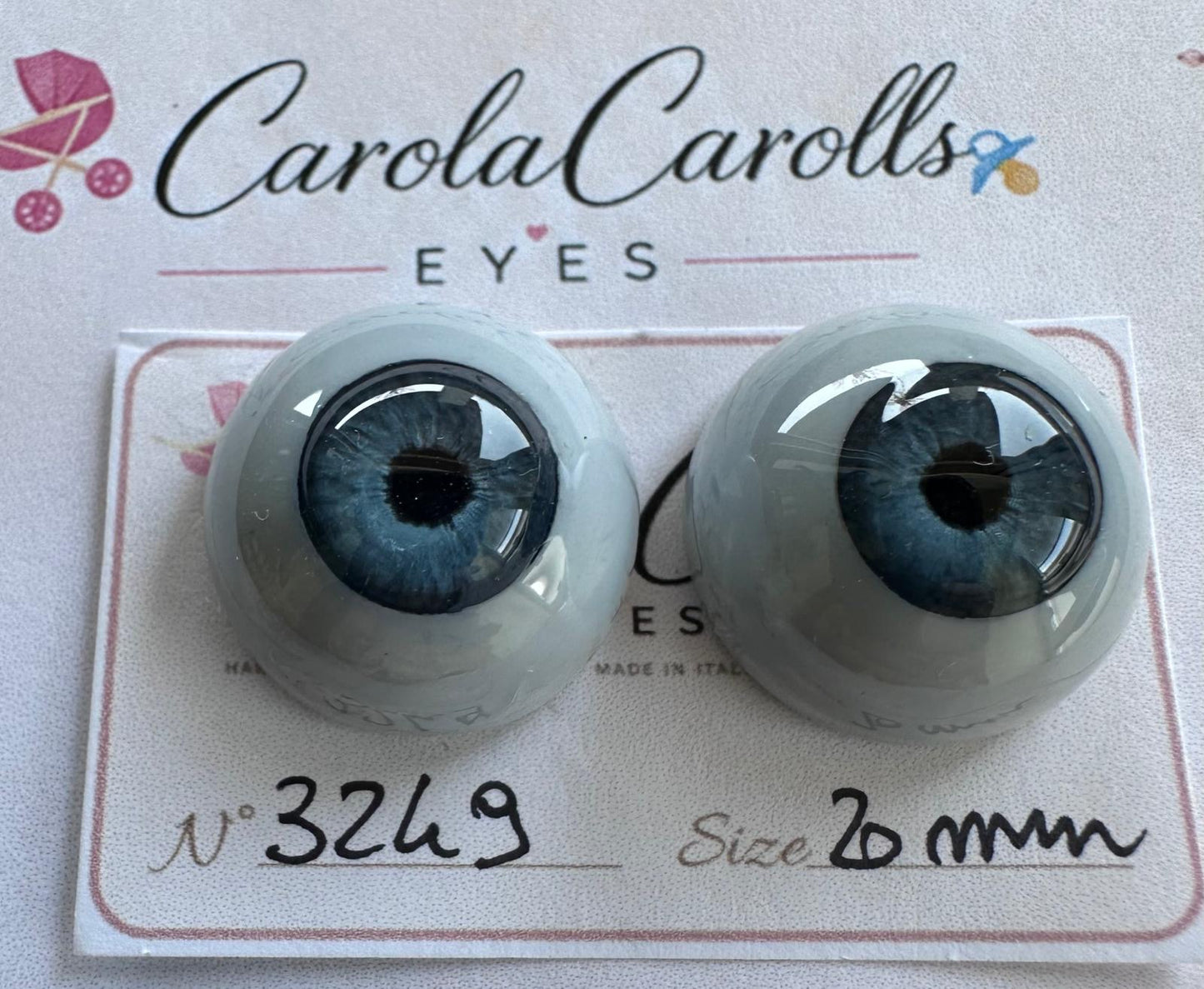 Grigio/Blu - 20 mm FLAT #3249