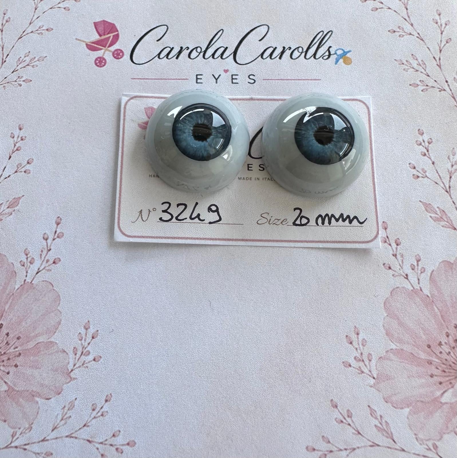 Grigio/Blu - 20 mm FLAT #3249