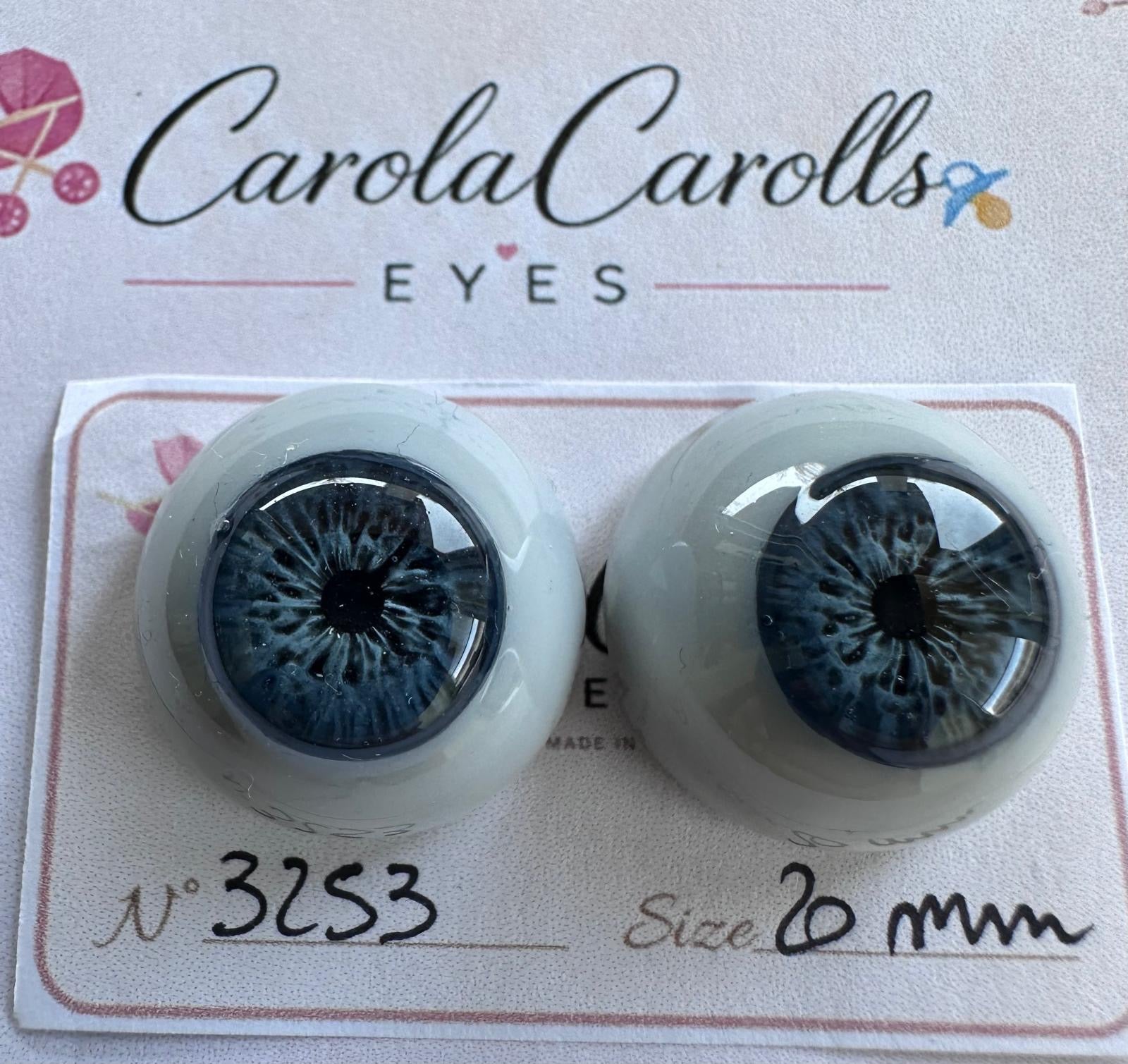 Grigio/Blu - 20 mm FLAT #3253