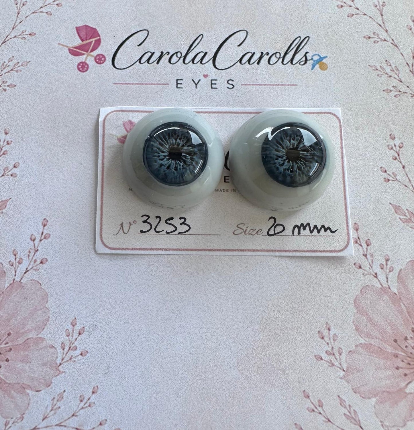 Grigio/Blu - 20 mm FLAT #3253