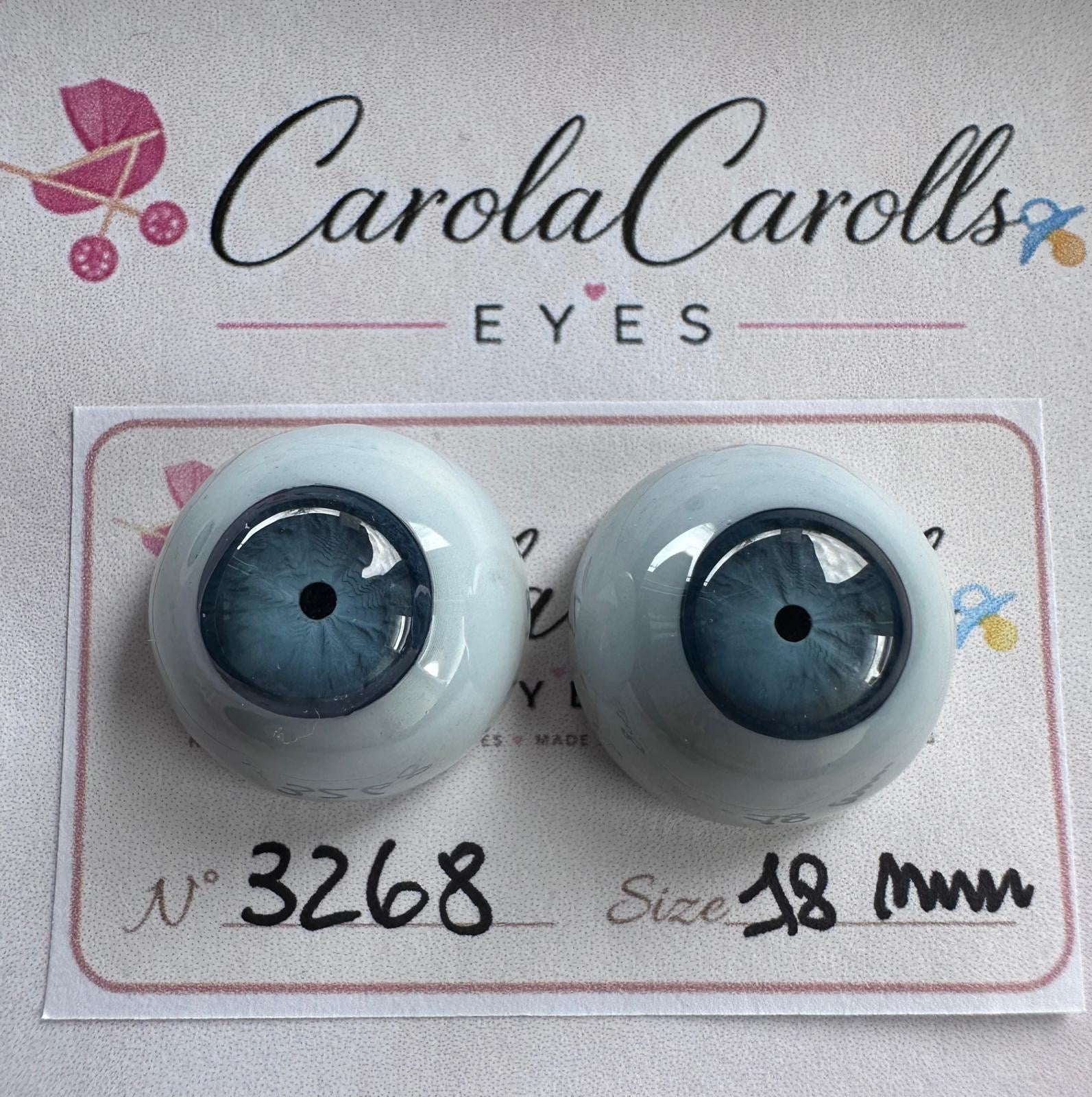 Grigio/Blu - 18 mm FLAT #3268