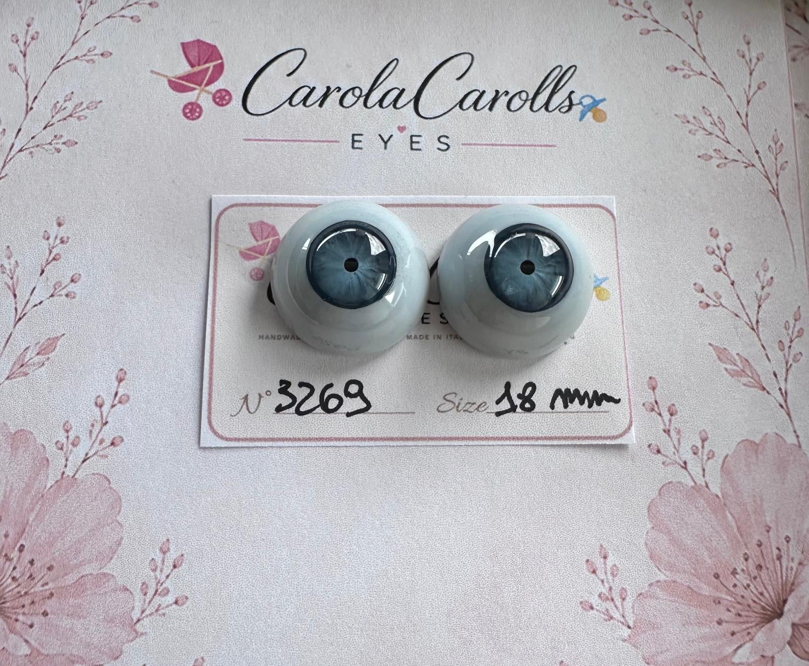Grigio/Blu - 18 mm FLAT #3269