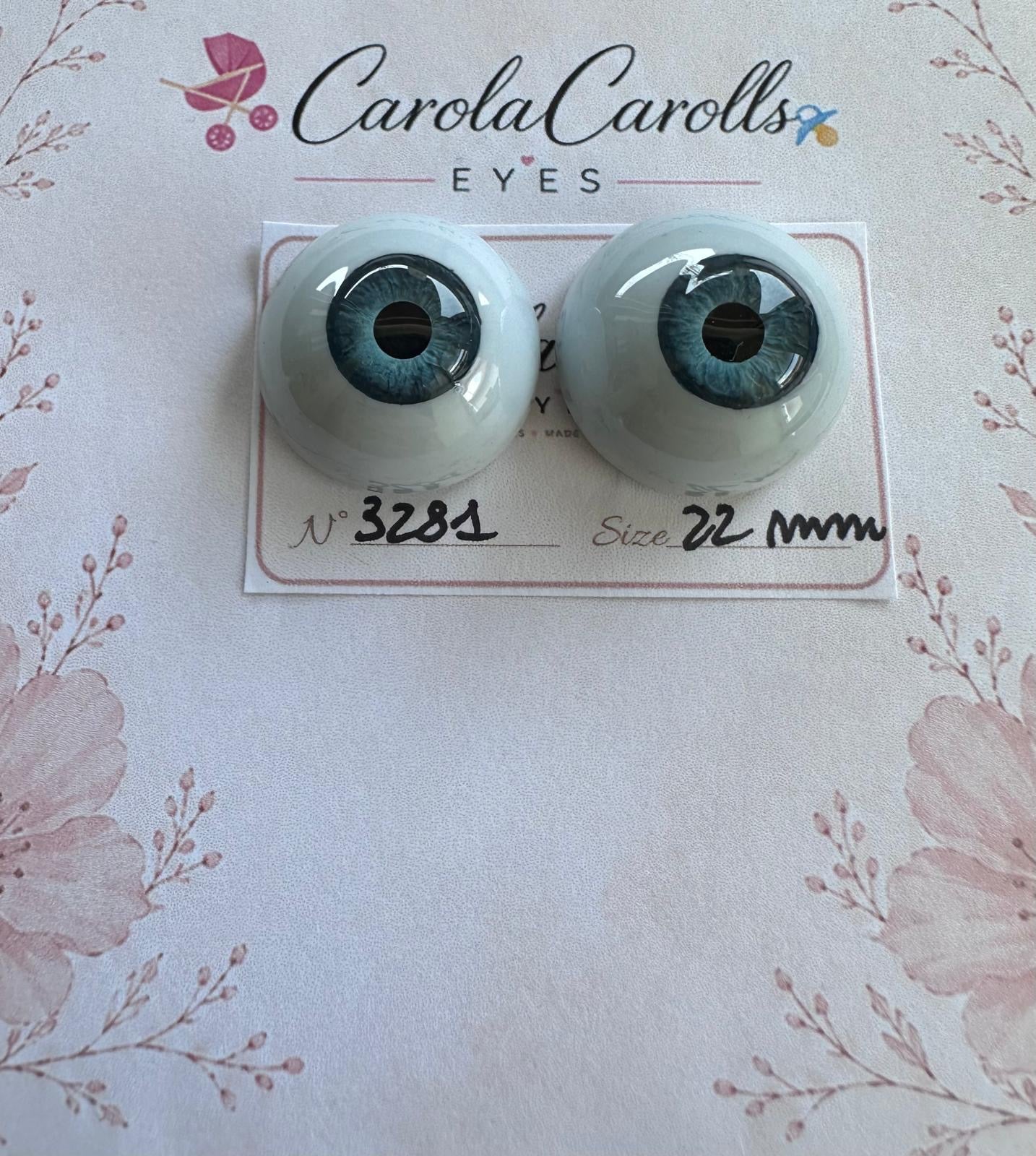Blu/Verde - 22 mm FLAT #3281