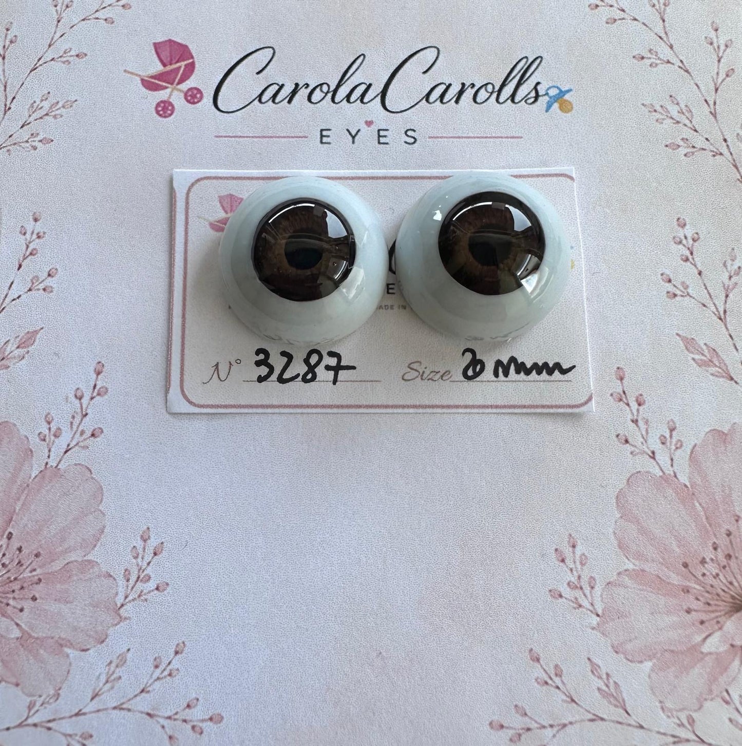 Marrone - 20 mm FLAT #3287