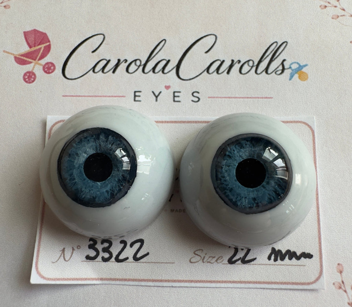 Grigio/Blu - 22 mm FLAT #3322