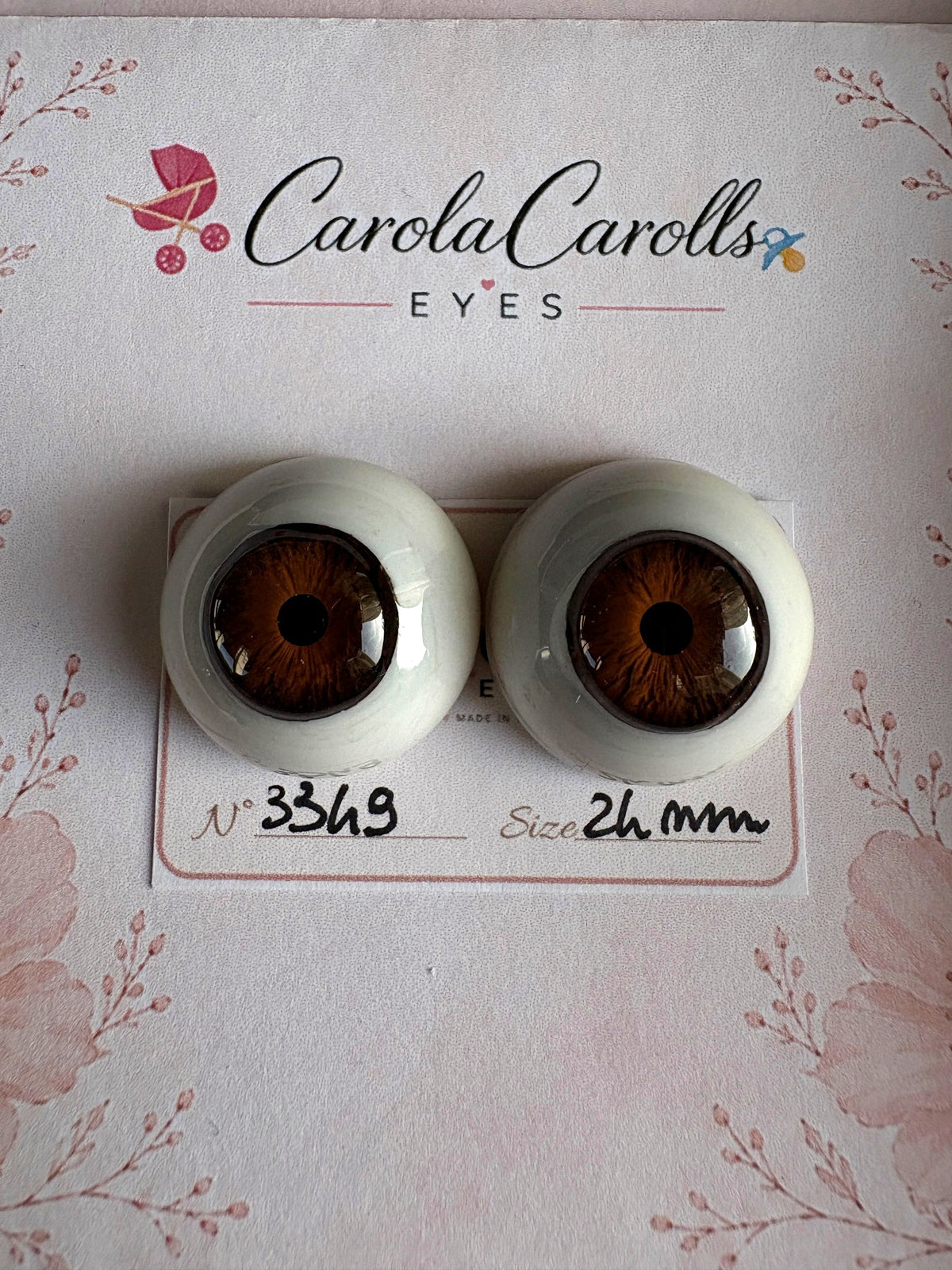 Marrone -  24 mm FLAT #3349