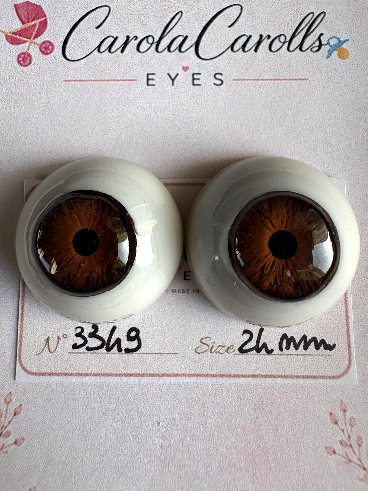 Marrone -  24 mm FLAT #3349