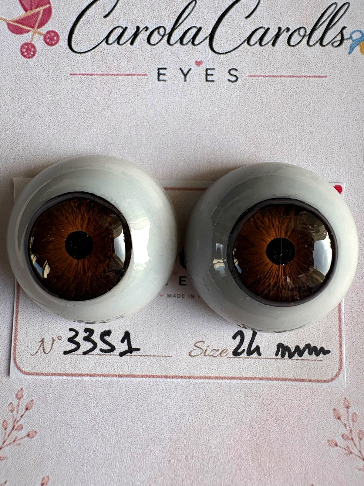 Marrón - 24 mm FLAT #3351