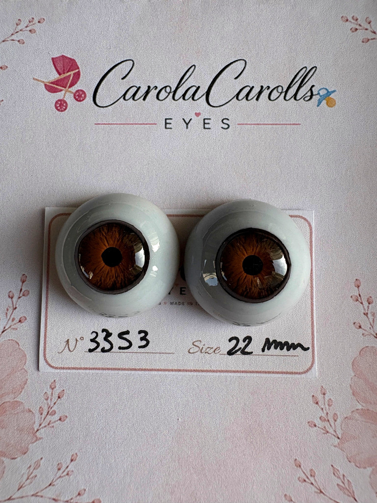 Marrone - 22 mm FLAT #3353