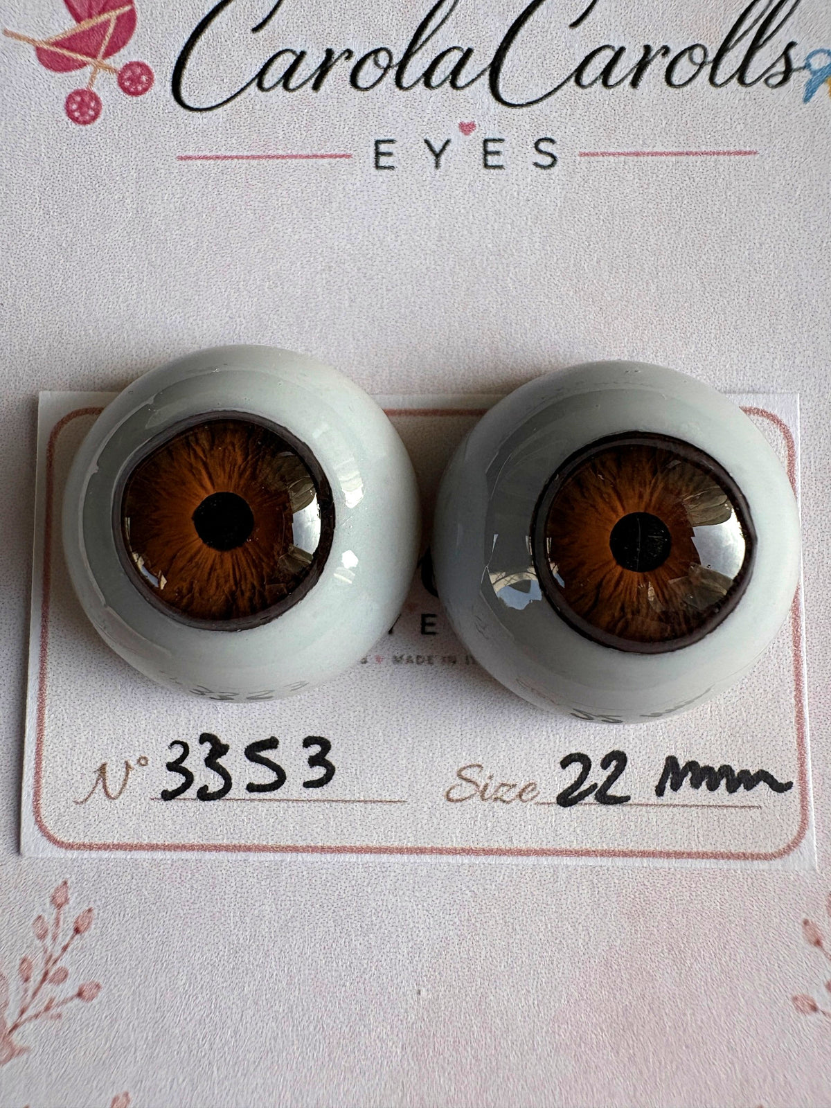 Marrone - 22 mm FLAT #3353