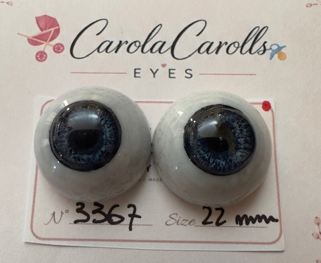 Blue - 22 mm FLAT #3367