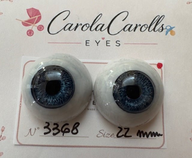 Blu - 22 mm FLAT #3368