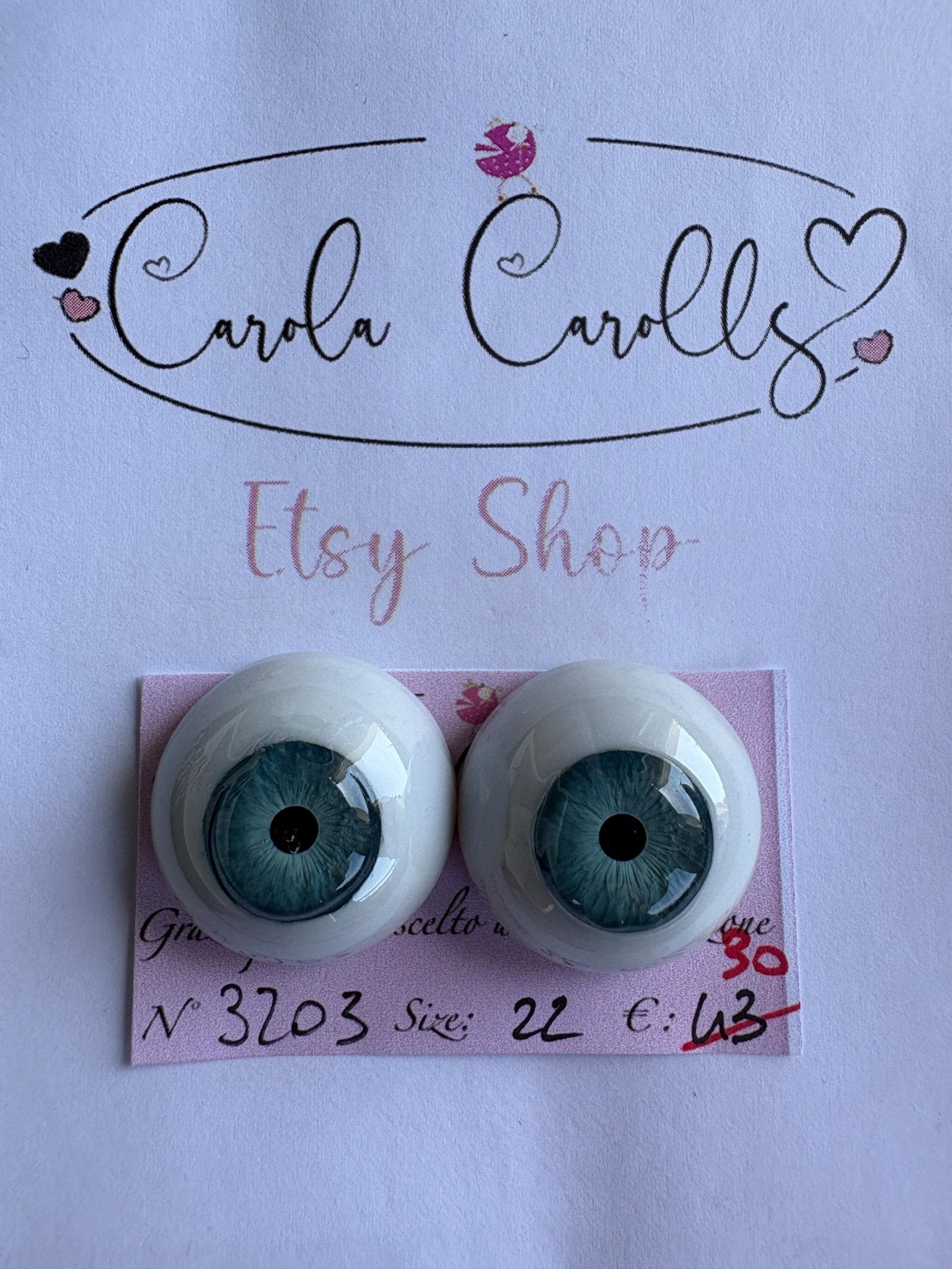 Azzurro - 22mm Flat #3203