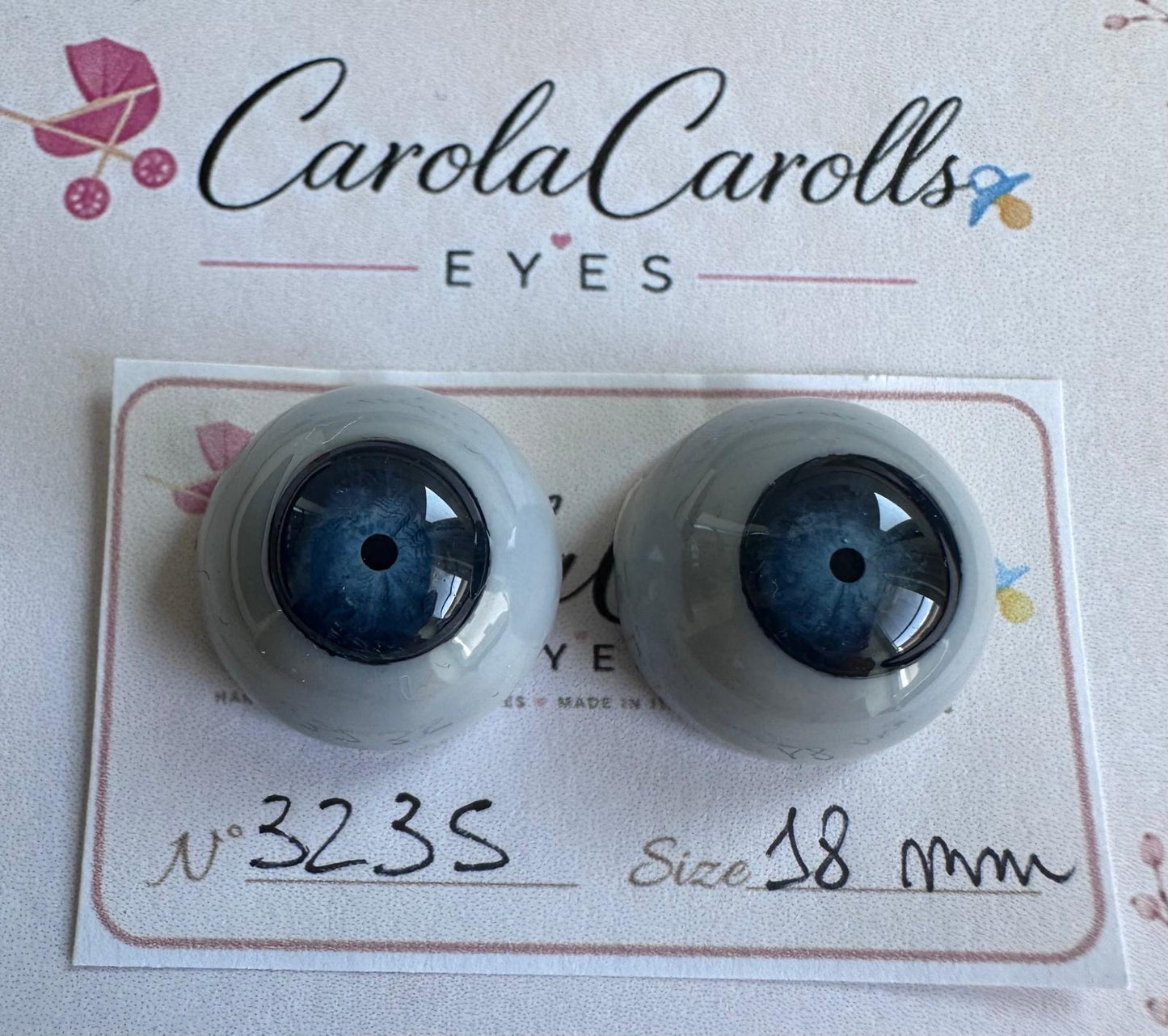 Grigio/Blu - 18 mm FLAT #3235