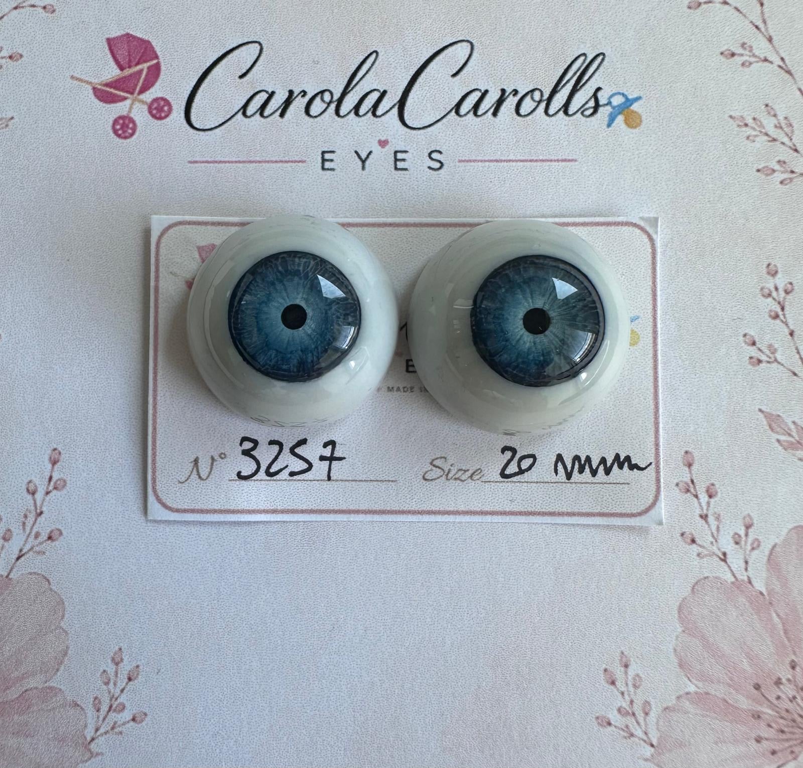 Azzurro - 20 mm FLAT #3257
