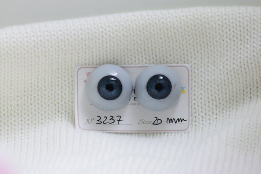 Blu - 22 mm FLAT 3237 | Reborn Doll Eyes | CarolaCarollsEyes