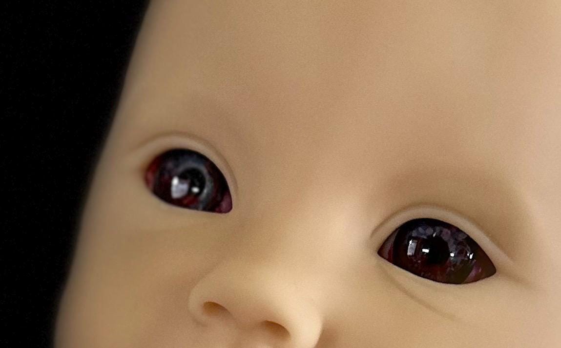 Zombie - 24mm FLAT 1913 | Reborn Doll Eyes | CarolaCarollsEyes