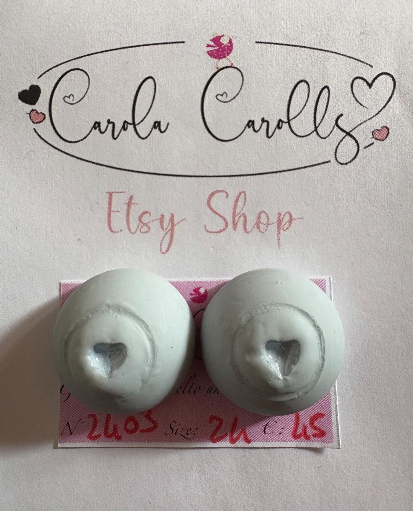 Gargoyle - 24 mm FLAT 2403 | Reborn Doll Eyes | CarolaCarollsEyes