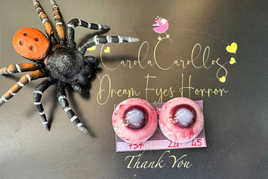 Occhi da 24mm ZOMBIE Flat - 737 | Reborn Doll Eyes | Il mio negozio